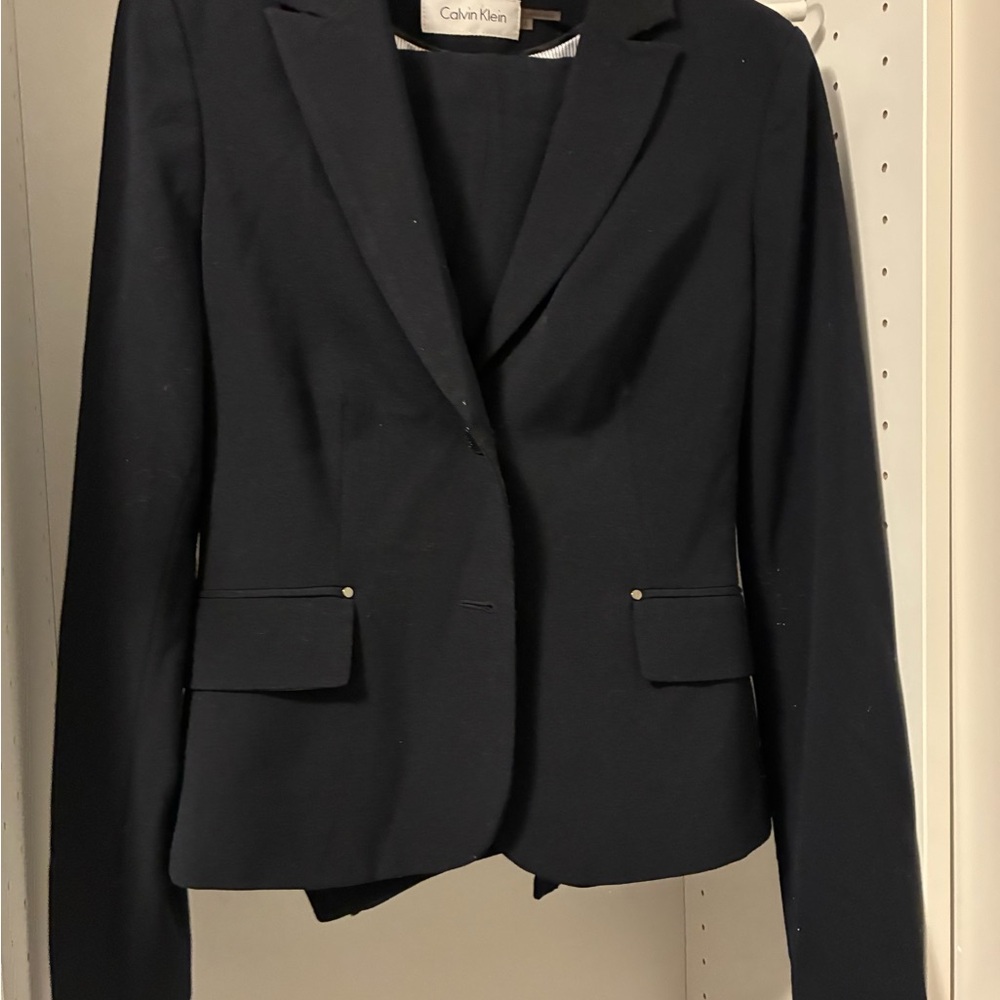 Calvin Klein Navy Blue Blazer